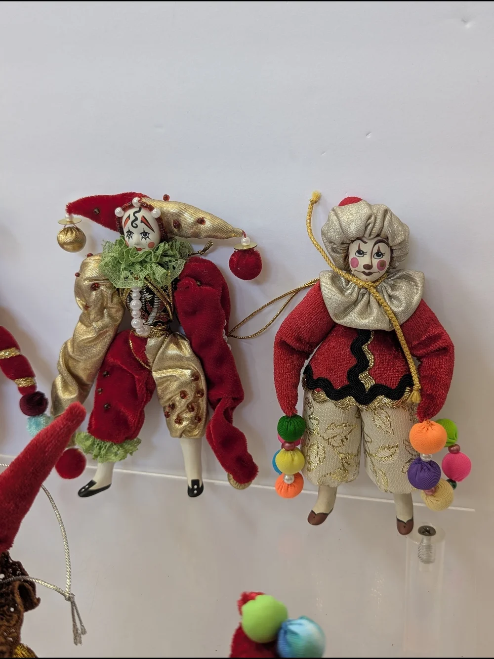 Handcrafted Jester Hanging OrnamentS